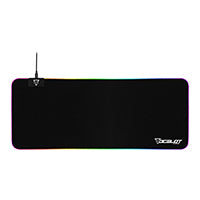 Ocelot Gaming OMPXL01 alfombrilla para ratón Cojín de ratón para Juegos Negro, Monocromático, Rojo/Verde/Azul
