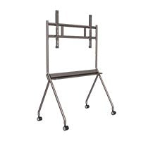 Soporte Movil para Pantalla Interactiva 55-75"/ Capacidad de Carga 125 kg/ Ajuste de Altura