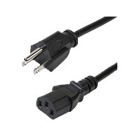 StarTech.com Paquete de 10 Cables de Corriente 3M 18 AWG, NEMA5-15P a C13, 10A 125V