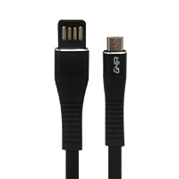 Ghia Cable Micro USB GAC-200N 1M Reversible, Negro, 480 Mbps