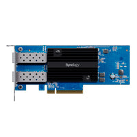 Synology Tarjeta de Red E10G30-F2, PCIe 3.0 x8, Doble Puerto 10GbE SFP, Soporte Empresarial