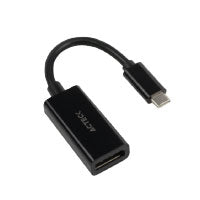 AC-934718 - ADAPTADOR ACTECK SHIFT PLUS AD420 / USB C - DISPLAYPORT / 4K / 10 CM / NEGRO / AC-934718