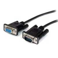 Cable Serial StarTech DB9 Macho-Hembra, 2m, Transferencia de Datos 115Kbps, Conectores Niquelados
