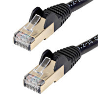 Cable de Red StarTech Cat6 UTP, 90cm, 1Gbps, Conectores RJ45, Color Negro