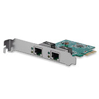 StarTech.com Adaptador Tarjeta de Red NIC PCI-E ST1000SPEXD4, 2 Puertos Gigabit, 2X RJ45