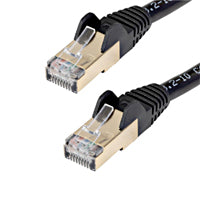 StarTech.com Cable Ethernet 2M CAT6A 10Gbps Snagless RJ45 PoE 100W
