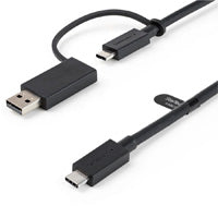 Cable StarTech USB-C a USB-A (M-M), 1m, Transferencia Datos 5Gbps, Color Negro