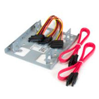 StarTech.com Bracket de Montaje para 2 HDD de 2.5" a 3.5", Compatible con Bahías Estándar