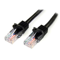 StarTech.com Cable Patch Snagless 3M CAT5E RJ45, 1000 Mbps, Negro