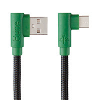 HUNE Cable Micro USB Tipo C AT-ACC-CA-317BOS, 1.2M, Carga Rápida, Trenzado
