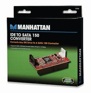 Manhattan IDE - SATA 150 tarjetas y adaptadores de interfaz IDE Si FCC, CE, SATA 1.0a 48 bit LBA