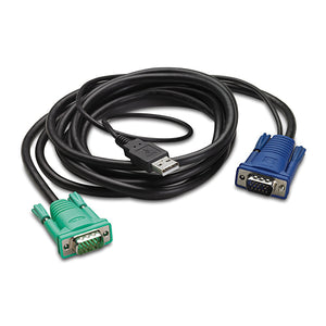 APC AP5821 Cables para video, teclado y ratones (kvm) 1,8 m Negro 70 g