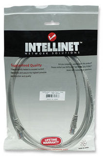 Intellinet 2m Cat5e UTP cable de red Gris