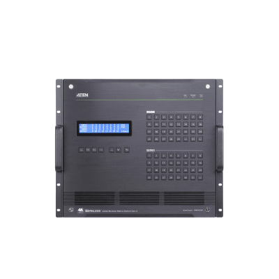 VM3250 - Matriz de Conmutación Modular / 32×32 / 8 Ranuras / Escalado en Tiempo Real / Multi-Formato HDMI DP DVI SDI VGA Fibra