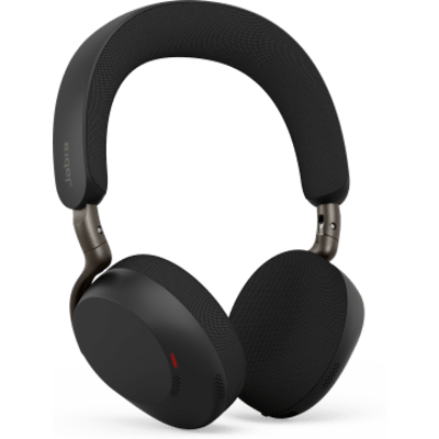EVOLVE375UC - Headset Empresarial Inalámbrico / Bluetooth 5.3 / AI Jabra ClearVoice™ / ANC Adaptativo Avanzado / On-Ear Ultraligero 180g / Hasta 22h Llamadas / 110h Música / Certificado Microsoft Teams-Zoom-Google Meet / Busylight 360° / Auracas