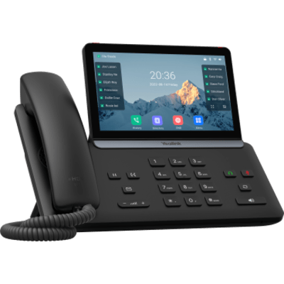 SIP-T87-W - Teléfono IP Ejecutivo SIP-T87W de Yealink con Pantalla Táctil Ajustable de 7 Pulgadas Wi-Fi 6 Bluetooth 5.0 y Cancelación de Ruido por IA