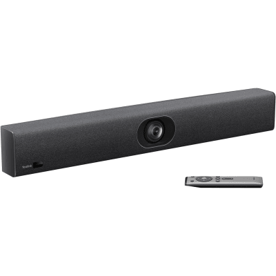 UVC-40-E2 - Barra de Videoconferencia USB / 4K Ultra HD / 120° Ultra Wide / 8 Micrófonos MEMS / Alcance 6 m (19.7 ft) / IA con Seguimiento de Orador / Altavoz 5W HF