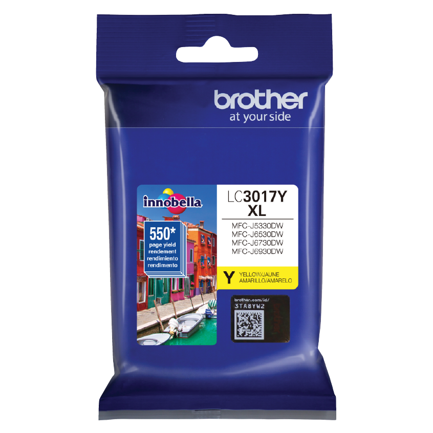Tinta Brother Lc3017Y Amarillo Alto Rendimiento 550 Pag Para - Lc3017Y