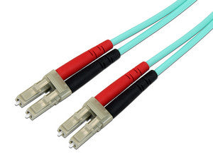 Cable de Fibra Óptica LC-LC Multimodo 50/125, 3m, para Redes de Alta Velocidad