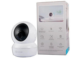 Cámara IP Ezviz CS-H6C 4MP, Seguimiento inteligente, Ranura microSD, Wi-Fi Dual-Band, 1080p