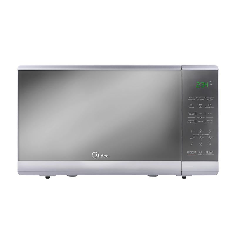 MIDEA Horno Microondas MMDF07S2MG 0.7 P3, 700W, Espejo, 6 Niveles