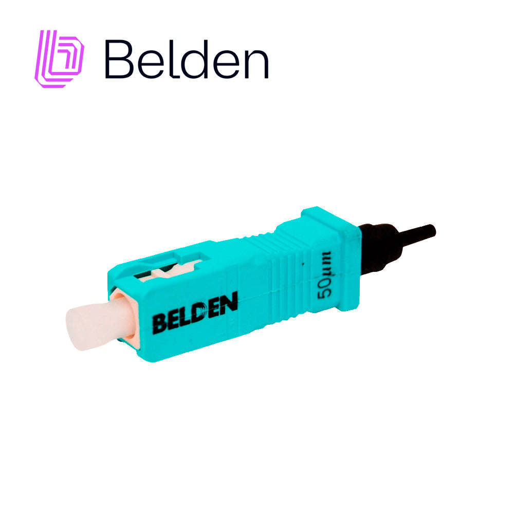 Belden Conector Fibra AX105207-S1 SC Multimodo OM3, 50/125 µm, 10 Gbps