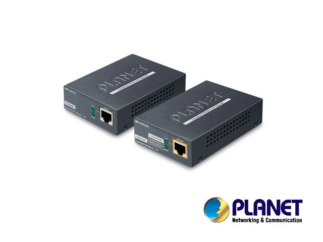 Planet Extensor PoE LRP-101U-KIT, PoE IEEE 802.3af/at, 25W, Hasta 500m