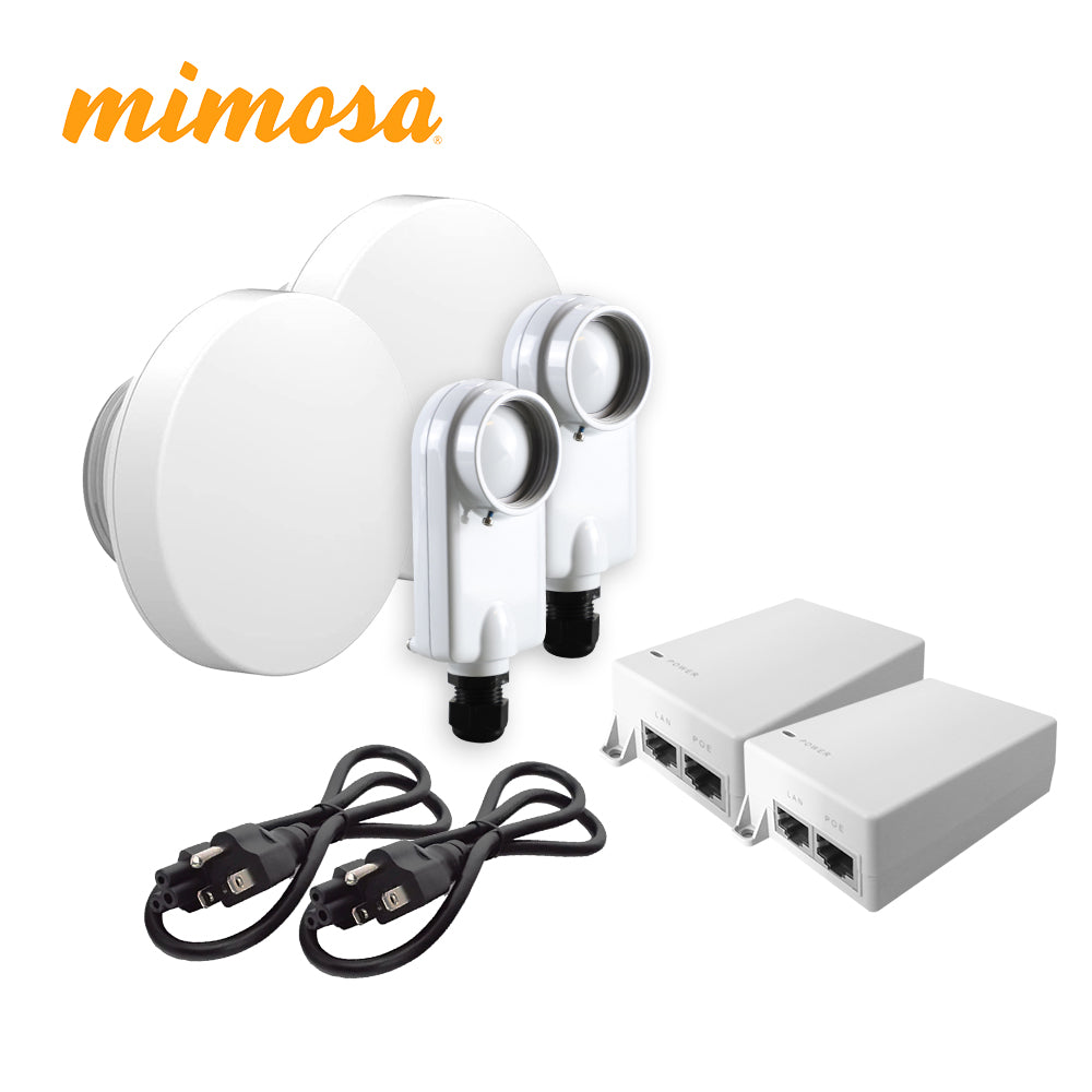 Mimosa KIT C5XN5X12KIT-SM, 2 Radios C5X IP67, 12 dBi, PoE 24V