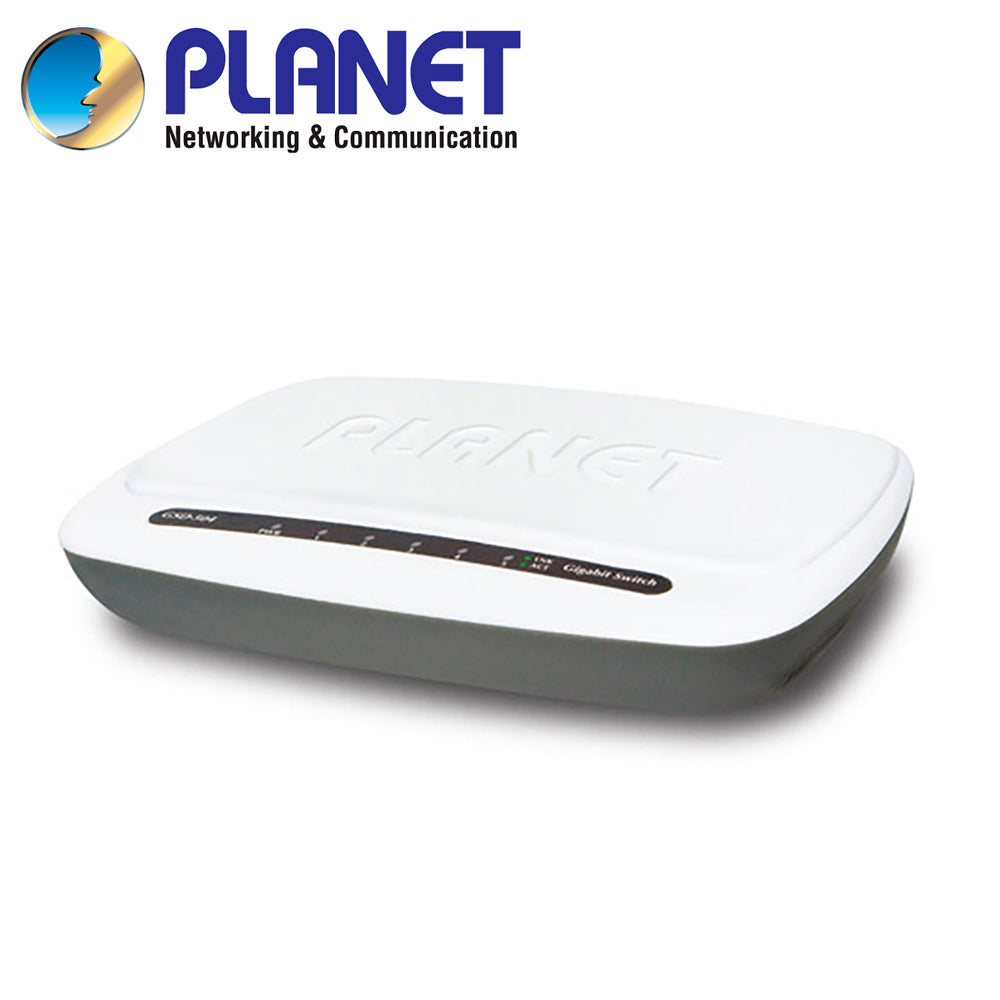 PLANET SWITCH No Administrable GSD-804, 8 Puertos 10/100/1000 Mbps, Alimentación 5V CD/1A