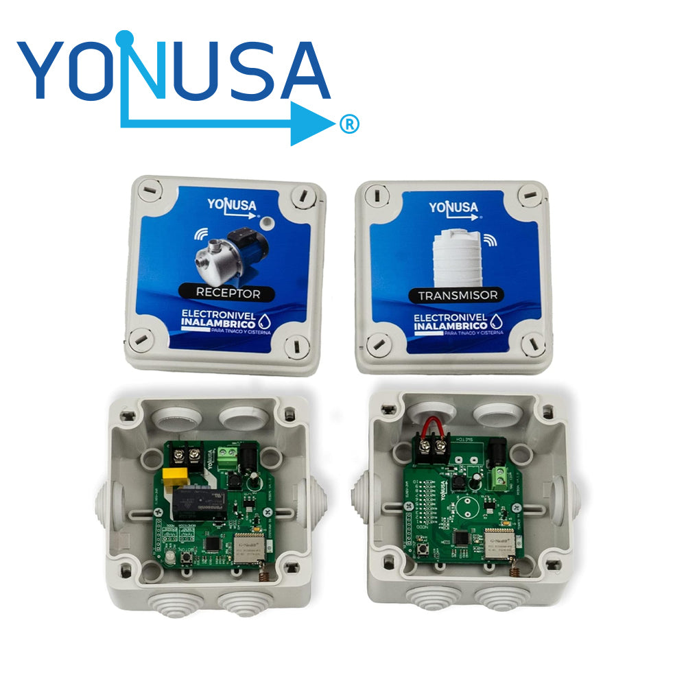 Yonusa Electronivel Inalámbrico B09HT1652H, Transmisión 1km, Potencia 20 dBm, 915 MHz