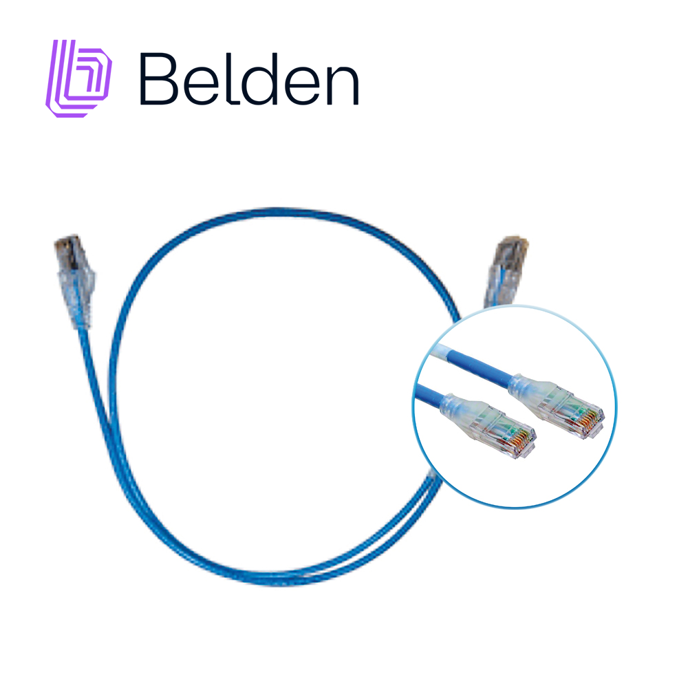 Belden Patch Cord UTP Cat6 C6D1106010, 10 Pies, 28 AWG, Uso Interior
