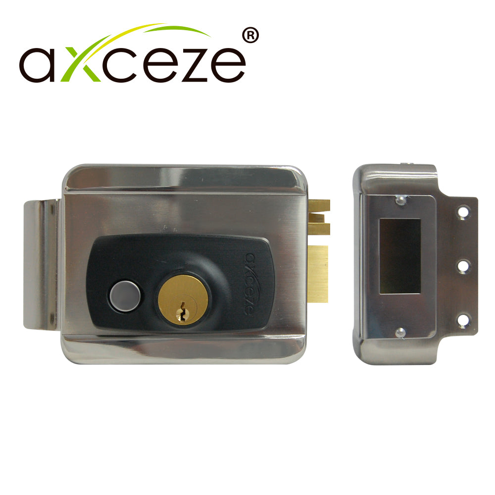 AXCEZE Cerradura Eléctrica AX-SLOCK, Para Puertas Derechas, Tipo Empresarial