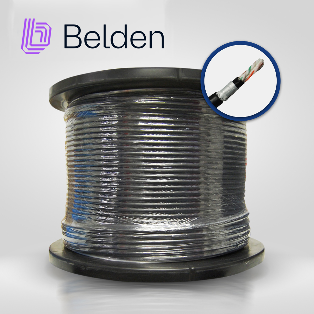 Belden Cable OSP UTP Cat6A OSP6AU 0101000, 500MHz, 4 Pares, 23 AWG