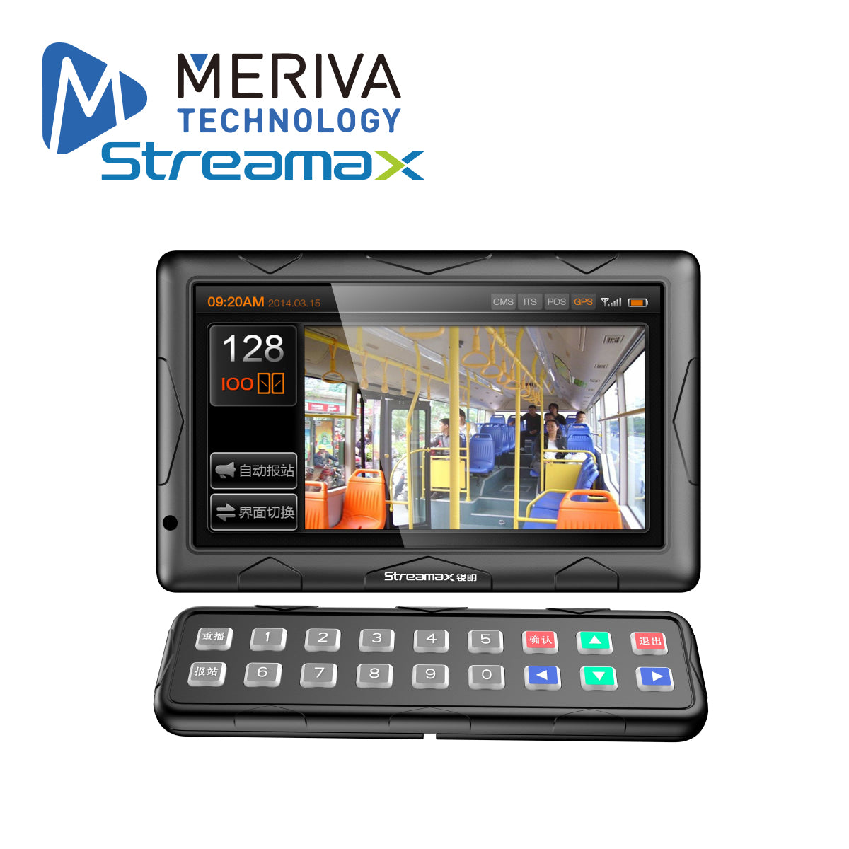 Meriva Technology Pantalla Interactiva CP5 10.1" 1024x600, VGA + AHD + CVBS