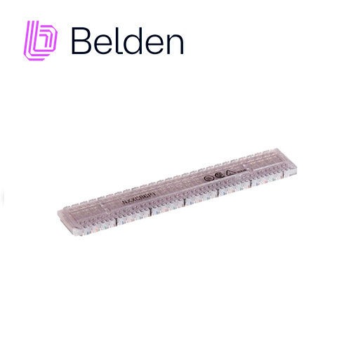 Belden Conector Gigabix AX101447, Categoría 6, 6 Puertos, Blanco