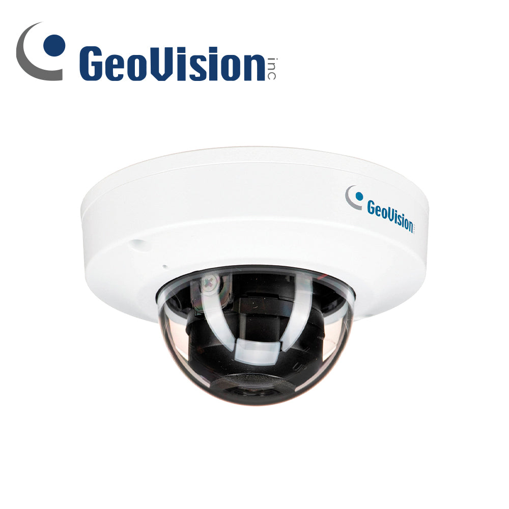 Geovision Cámara IP Mini Domo GV-TFD4800, 4MP, Lente 2.8mm, IR 30m, PoE