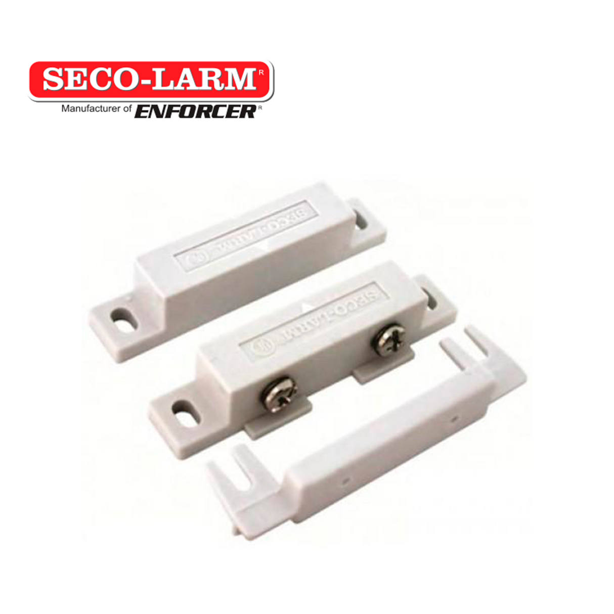 SECO-LARM Contacto Magnético SM-200Q/W, Separación 3/4" (19mm), Normalmente Cerrado, Certificado UL
