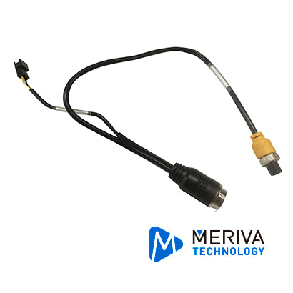 Meriva Technology Cable Convertidor DIN 10Pin a 4Pin M10P48000, Compatible con Monitor MA04KIT, Grabadores Serie MX1N y MM1N