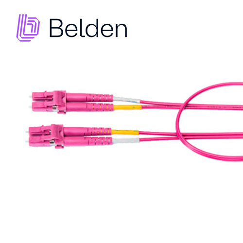 Belden Jumper De Fibra Óptica FP4LDLD003M, 50/125 Micras, OM4, 3 Metros, LC Duplex