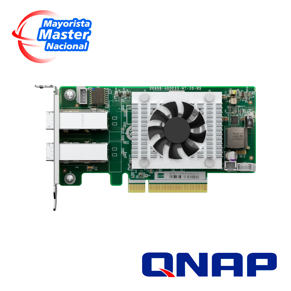 QNAP Tarjeta de Expansión QXP-820S-B3408, 2 Conectores SFF-8644, SAS 12Gbps/SATA 6Gbps, NVMe