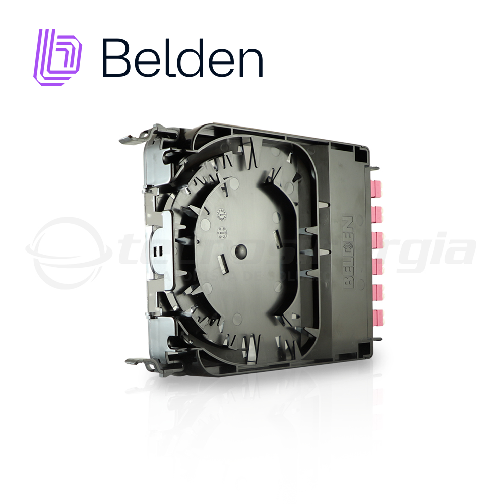 Belden Cassette ECX FC4X12LDFS, 12 Puertos, 24 Fibras OM4, LC Duplex