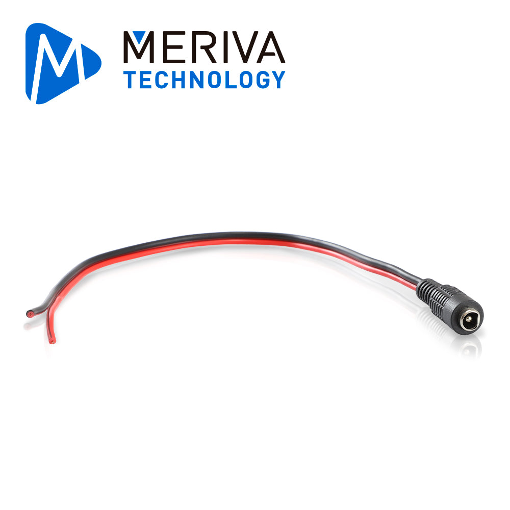 Meriva Technology Pigtail C-Hembra 21cm, Calibre 22AWG, IP50, Polarizado