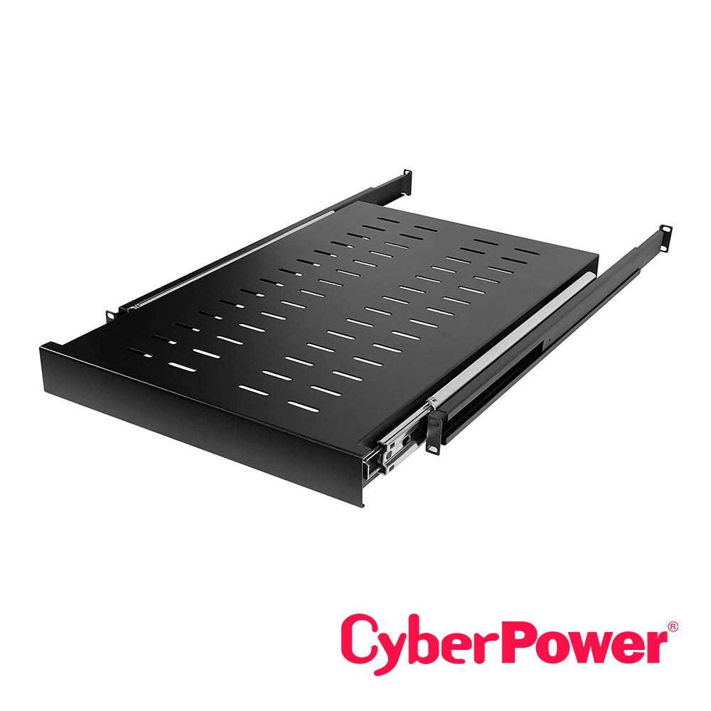 CyberPower Charola Deslizante 19" 1U, Profundidad 650mm, Capacidad 60kg, 5 Años de Garantía