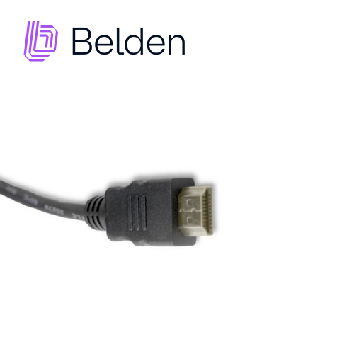 Belden Cable Video HDMI HDE010MB Alta Velocidad, 4K, 10 M, Negro