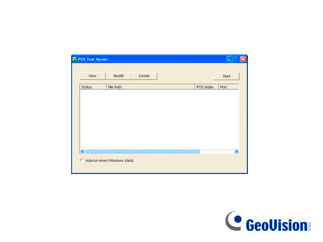 Geovision Software GV-POS 2 Ideal Para Sistemas POS, Windows Compatible