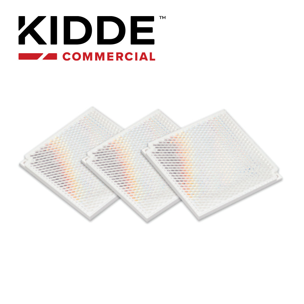 KIDDE Kit De Prismas 5000-004, 3 Prismas Reflectores, Alcance 51-100m
