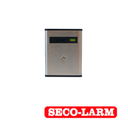 SECO-LARM Botón de Pánico SS-078Q, Restablecimiento con Llave, Normalmente Abierto, Base Metálica