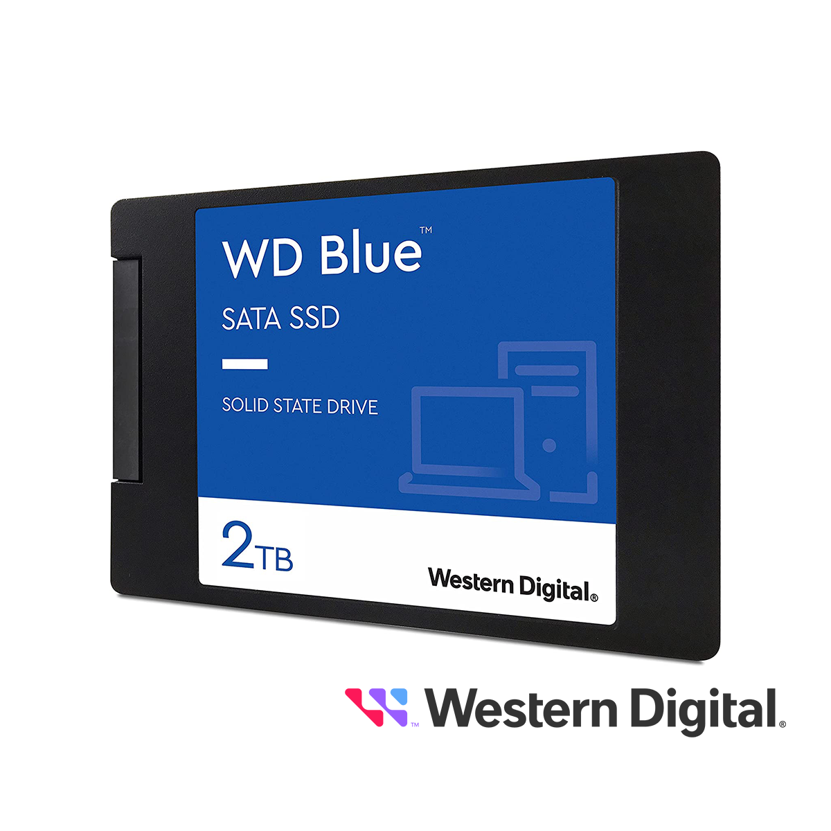 Western Digital SSD Blue WDS200T2B0A, 2 TB SATA III 6 Gb/s, 2.5 Pulgadas