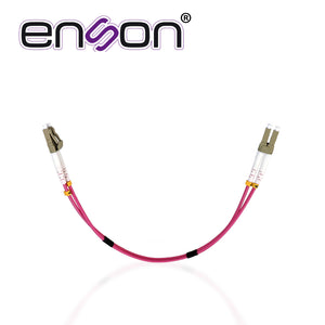 Enson Jumper De Fibra Óptica ENS-JUMP030MM4, Multimodo OM4 50/125 Micras, Conectores LC Duplex, 1 Pie