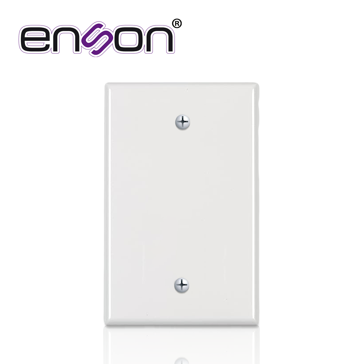 Enson Tapa Ciega ENS-948, Compatible con Cajas Rectangulares, Incluye Tornillos